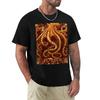 Steampunk Octopus Tshirt Halloween Casual Tshirt
