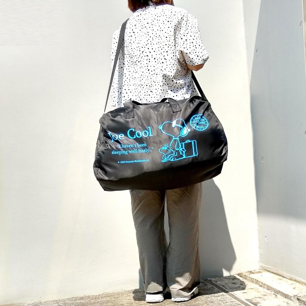 VANGUARD Snoopy Mobile Boston Bag Large Capacity 35 Liters Large Water Repellent Folding Shoulder Included Pouch Function That Can Be Set In SNOOPY