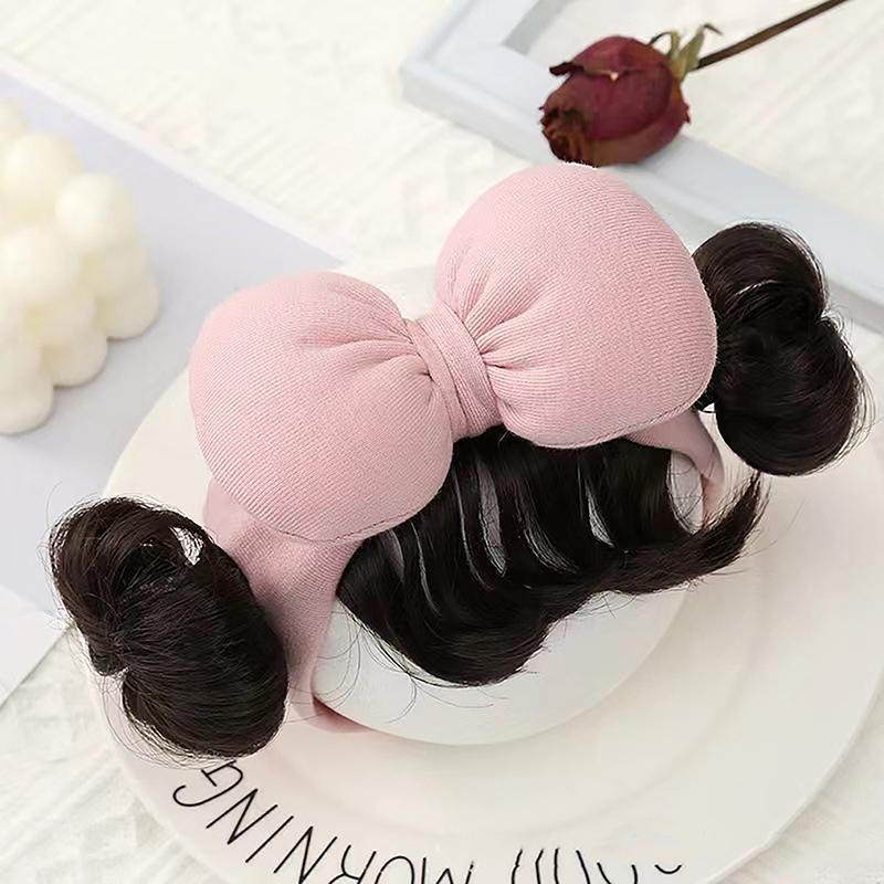 Hair Accessories Fashion Cute Cotton Bow Infant Baby Girl Hair Wig Hat Hairpiece Newborn Children Kids Girls Headbands Headwear