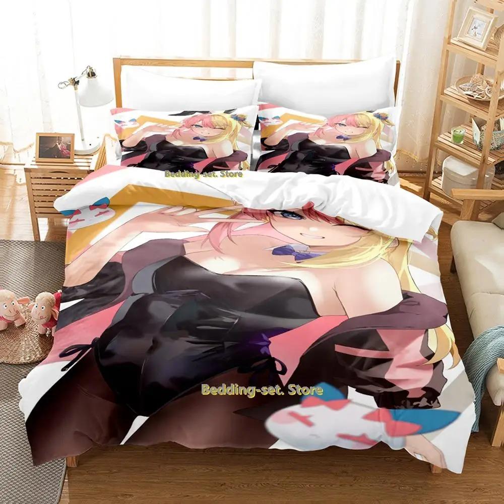 New  Kotoko Torahime Bedding Set Single Twin Full Queen King Size Bed Set Adult Kid Bedroom Duvetcover Sets Anime Bed