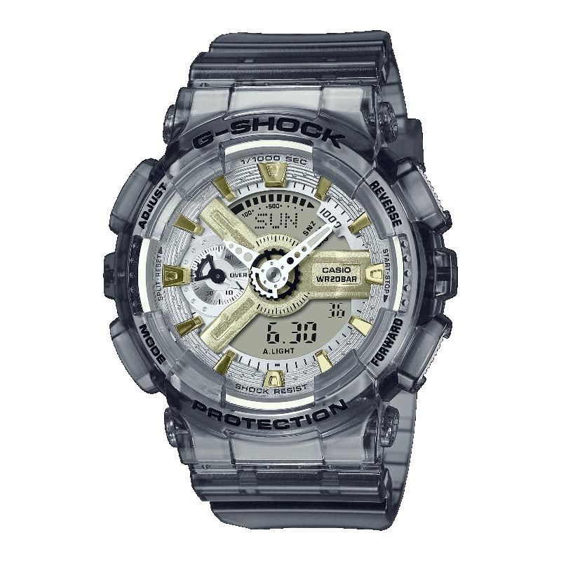 

Casio G-SHOCK Men s Resin 200M Water Resistant Digital Shock Resistant Quartz Watch GMA-S110GS-8A серый