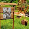 Bicycle Metal Sign Vintage Wall Art Decor Weatherproof 20x30cm Pre Drilled