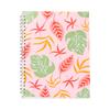 Papier autocollant à décoller des deux côtés Carnet japonais minimaliste Cahier à feuilles mobiles pour étudiants Planificateur rechargeable avec reliure spirale
