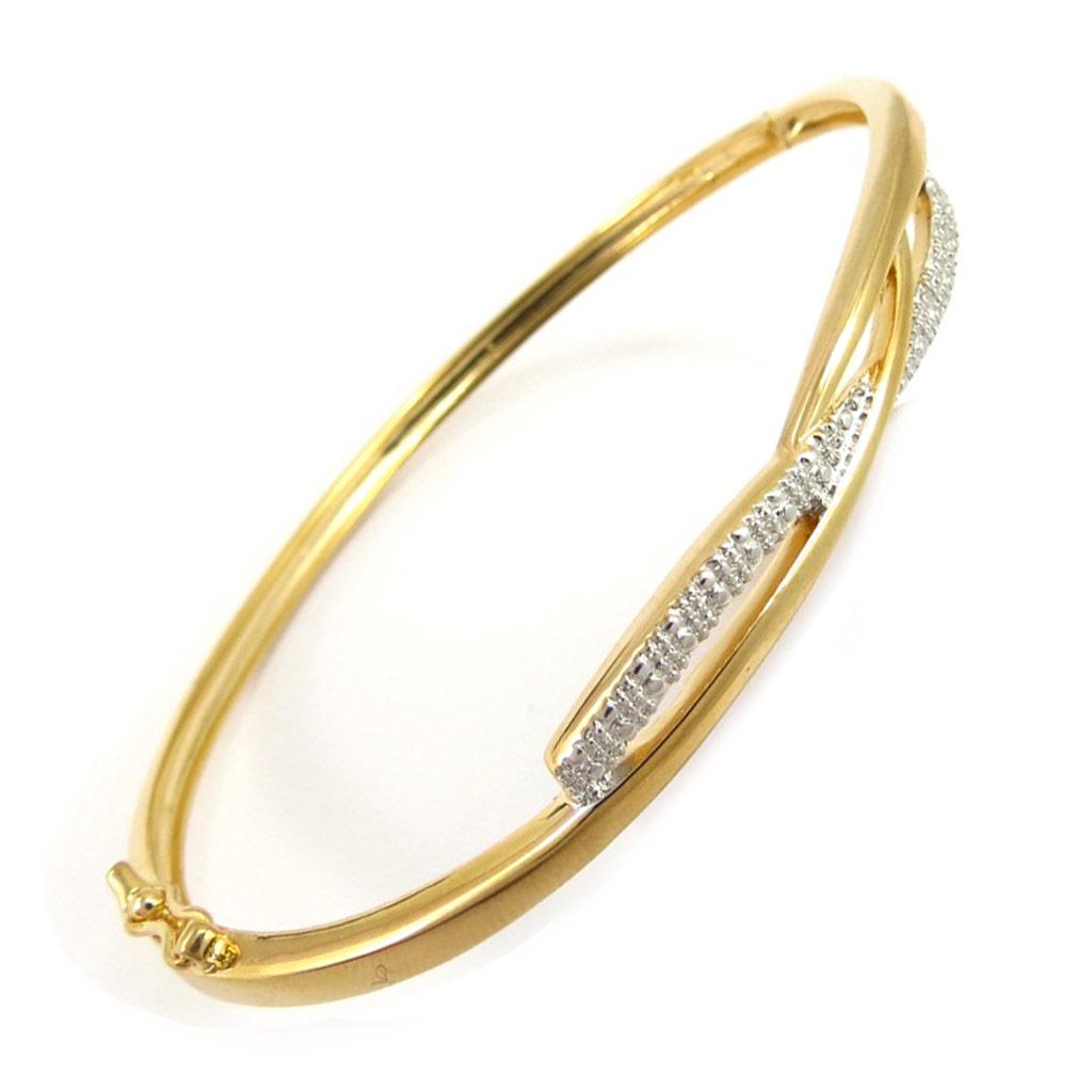 Altesse [K6342] - Dvoubarevný pozlacený náramek „Scarlett“