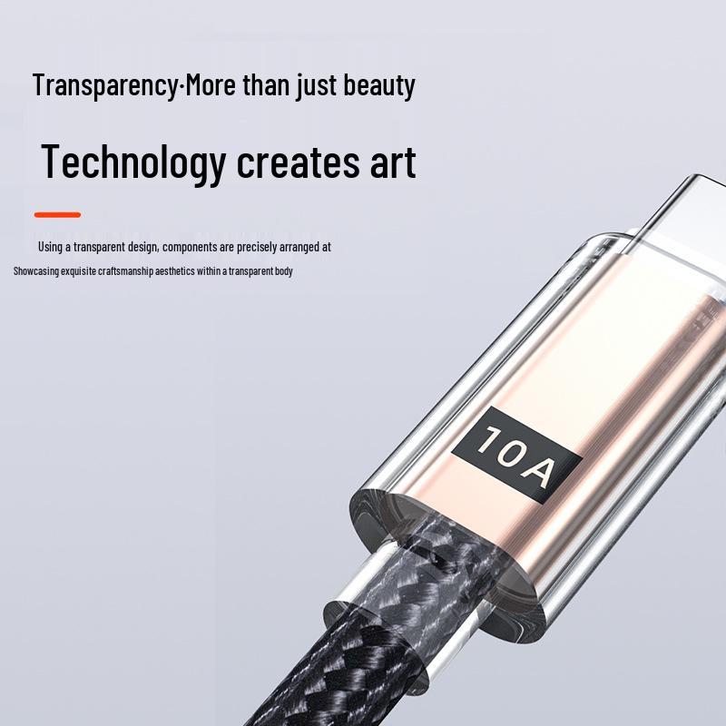 Braided 120W 6A Super Fast Charging Type-C Cable for Huawei Honor Phones