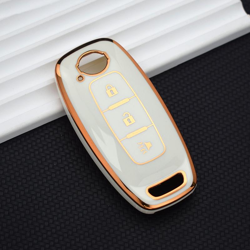 3 4 Buttons Tpu Remote Key Case Cover Shell Fob Holder Keychain For Nissan X-Trail T33 Qashqai J12 Teana Altima Ariya