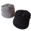 Japanese Yamamoto Style Pleated Striped Stack Hat Early Autumn Knitted Hat Street Fashionable Plain Face Small Pullover Hat
