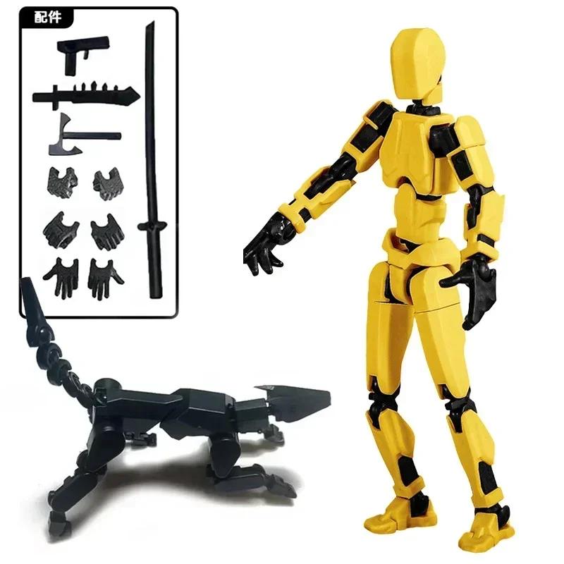 

2 ШТ. Фігурка з 13 шарнірами, рухомий манекен, іграшка для самостійної збірки, 3D-друкована фігурка, манекен для стоп-моушн анімації