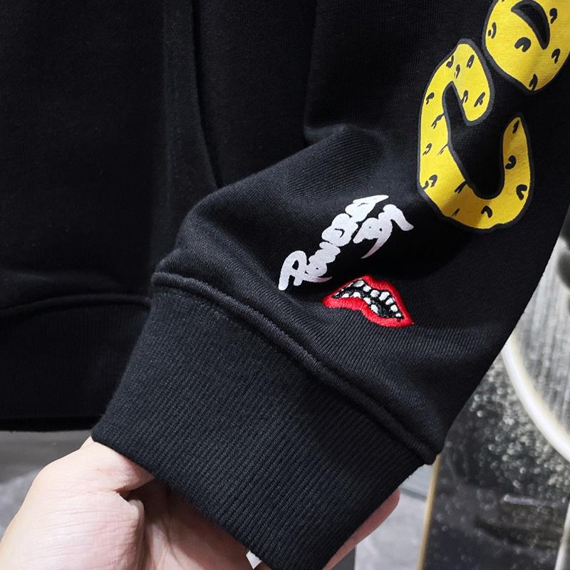 8398 CHROME HEARTS 2025 New Spring and Autumn Plus-size Thin Style Classic Style Logo Hooded Sweatshirt for Couples