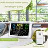 B97A-WIFI Multifunction Tuya Weather Station Air Quality Temperature Humidity Meter Moon Phase Air Pressure Weather Clock