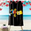 Bart Simpson The Simpsons Print Beach Towel, Large Soft Quick Dry Towel for Beach Camping Swimming
