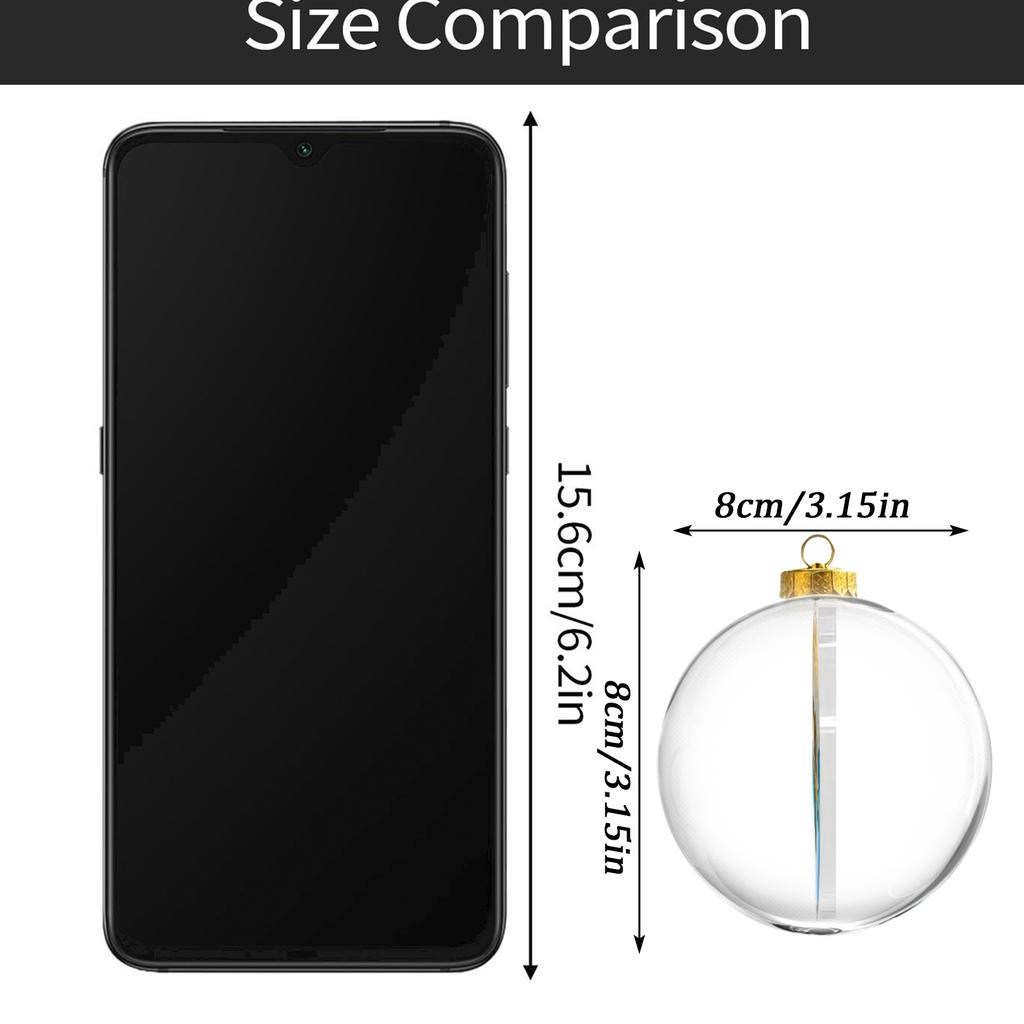 Playful Animal Acrylic Christmas Ball Decoration, Animal Wonder Series Decoration,  Life Christmas Decorative Ball Winter Holiday (Sea Turtle)