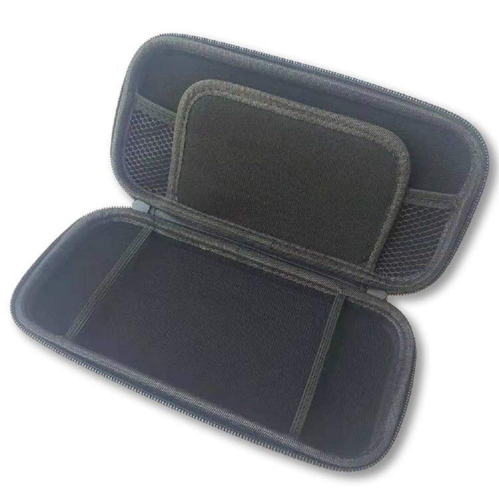 RDFJ Switch Lite Storage NSL Travel Carrying Holds 10 and Other Small EVA Material Pouch, Case, Nylon, Dustproof, Dirt-Resistant, Shock-Resistant,
