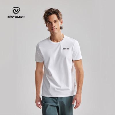T-shirt da uomo a maniche corte con scollo rotondo