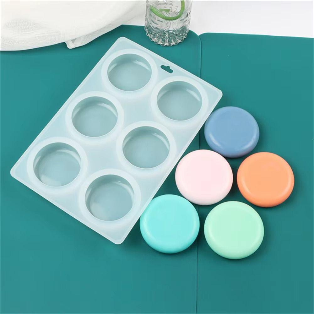 Flat Bottom Silicone Soap Mold Dome Shape Soap Making Mold Round Silicone Mold  Dessert Mousse