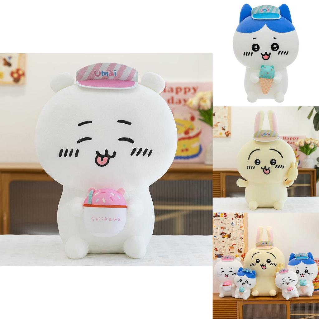 Hachiware Ice Cream Bear Plush Toy Gift For Kids And Collectors