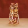 Set di Tazze in Vetro Borosilicato Gatto Fortunato Oro Wuzuo