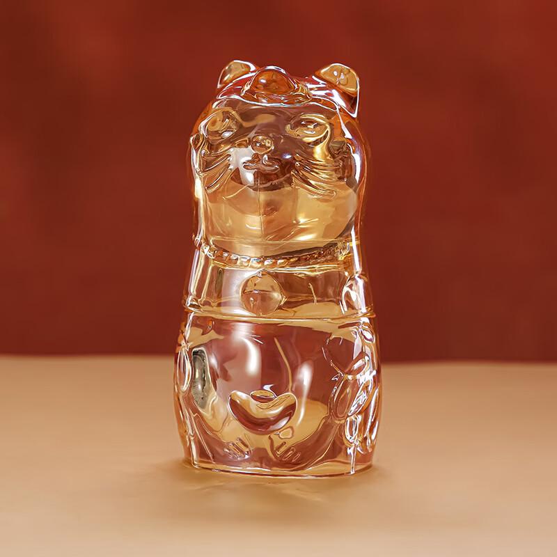 Set di Tazze in Vetro Borosilicato Gatto Fortunato Oro Wuzuo