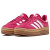 adidas Gazelle Bold Wild Pink Gum Damskie Sneakersy Białe Cloud-White Jasnoróżowe ID6997