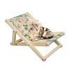 New Arrival Sublimation Blank Linen Cat Hammock Beach Chair Cat Furniture Original Cozy Cat Lounger