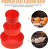 Multi-size silicone cake pans for baking, round cake molds silicone baking pans non-stick quick demoulding suitable for cheeseca