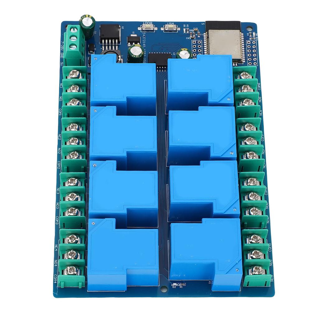 WIFI Bluetooth Relaisplatine DC7 28 5V Stromversorgung 8 Kanäle für ESP32 Relaisplatine Entwicklungsboard