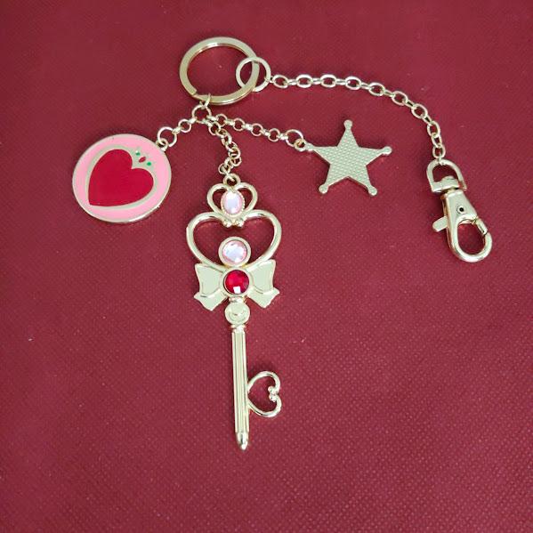 Sailor Moon Bag Charm Space-Time Key (Chibiusa) 20th Anniversary Official Bandai Released Japan Limited Authentic Collectible Rare