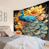 Peacock In The Forest Tapestry Room Decoration Wall Hanging for Living Room Bedroom, dormitory, Birthday and Christmas gifts