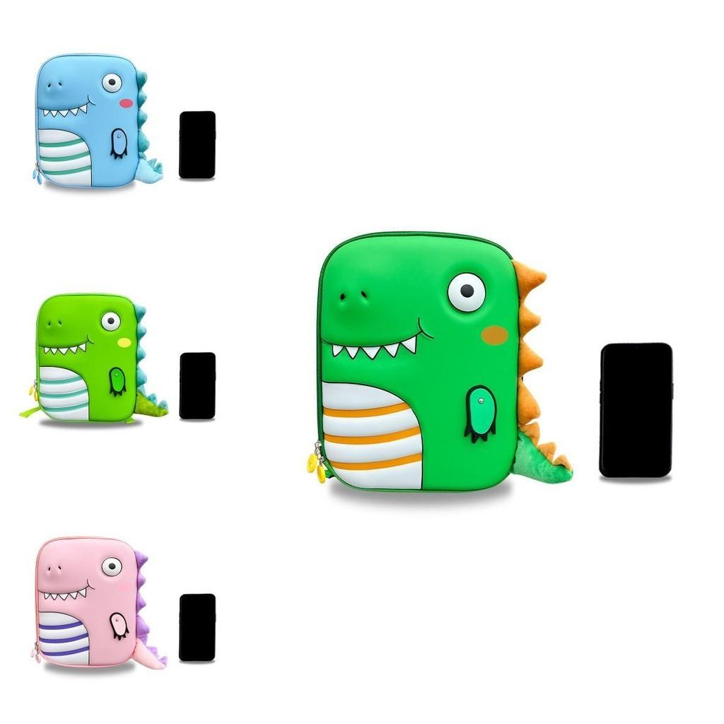 Adorable Cartoon Dinosaur Backpack For Kids Unisex Hard Shell School Bag