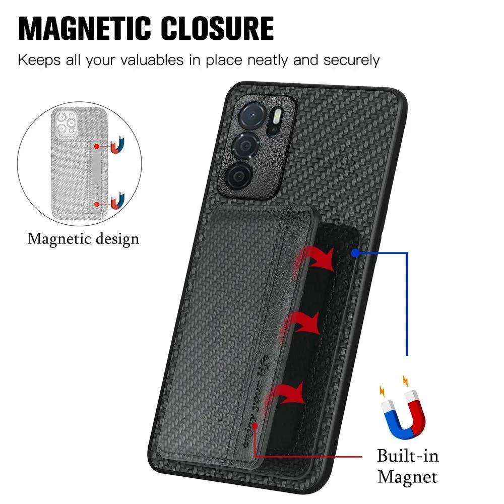 RFID Leather Card Funda for OPPO Reno 13 Pro Case Magnet Wallet Panel Reno 14 FS 13F 12FS 11F 12F 13FS 11A 13A 14F 11 F 14FS 5G