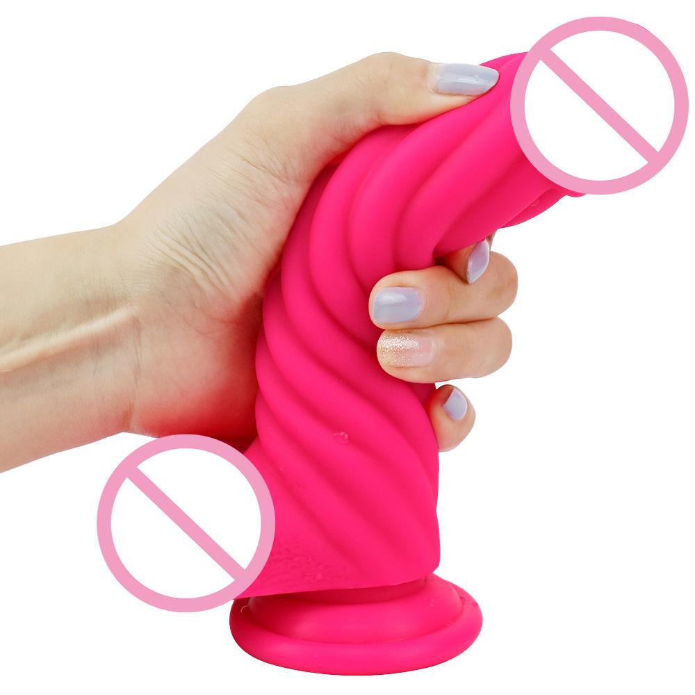 Lila Silikon Dildo Weibliche Farbe Solide Geformter Dildo Alternative Sexuelle Produkte Erwachsener Masturbator