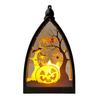 LED Night Lamp Bedside Light Battery Powered Electronic Candle Light Halloween Party Decoration Photography Prop
