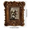 Retro Po Frame Gouden Coating Verweerd Fotolijst Hars Frame met Rococo Textuur
