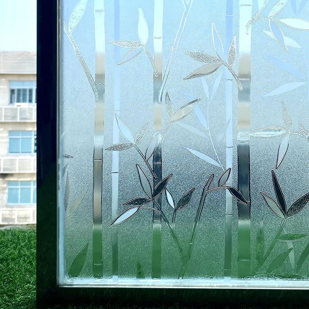 Privacy Film Static Window Clings Vinyl 3D Window Decal Stickers Rainbow Window Film for Glass Door Heat Control Anti UV