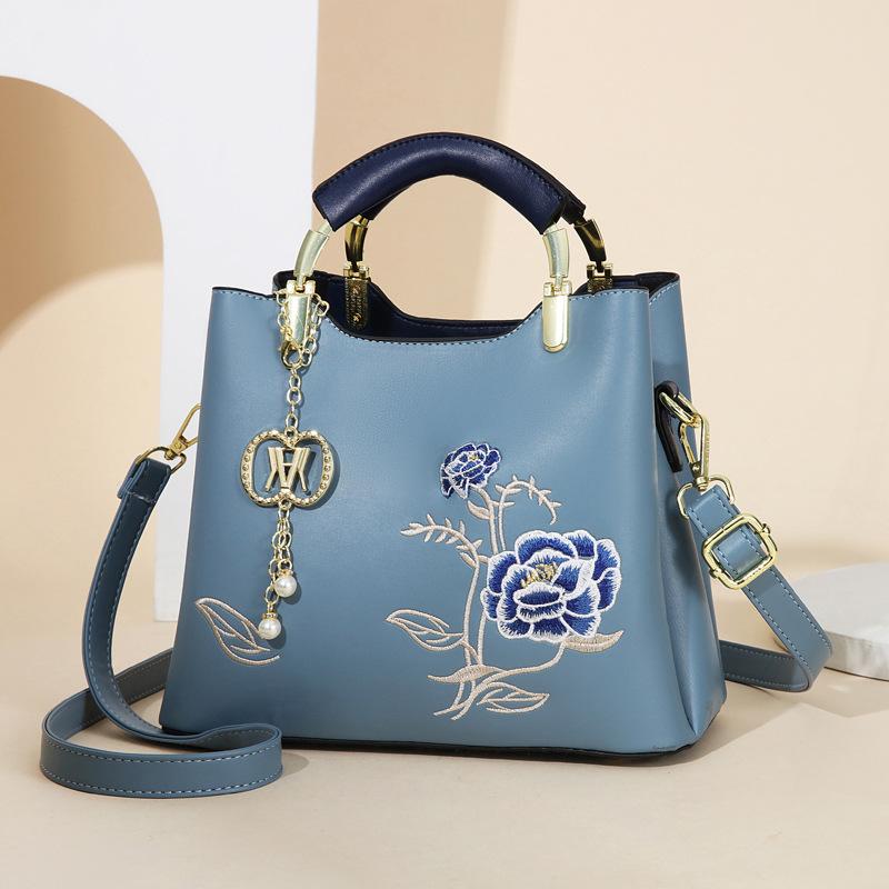 Mother's Day Gift 2025 New Embroidery New Chinese-style Large-capacity Portable Lady Mother Bag Atmospheric Messenger Girl