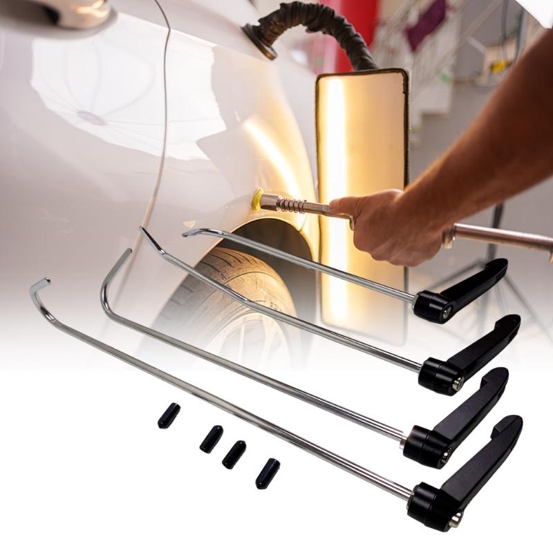 Professional Car Dent Removal Rod Auto Panel Removal Equipment Steel Pullers With Ergonomic Grip For Car Body Fixing