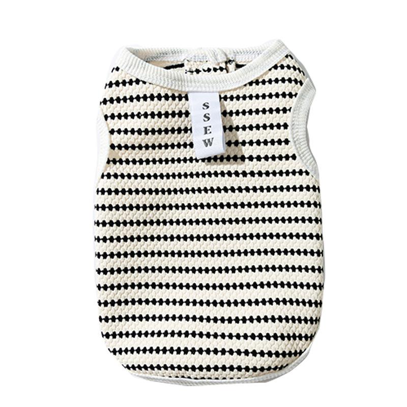 Spring and Summer Thin Breathable Teddy Bigbear Small and Medium Dogs Traction Pet Vest Cat Dog Clothes