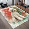 Christmas Dog Home Sofa Decoration for Living Room & Bedroom, Non‑Slip Play Flannel Floor Mat for Game Room