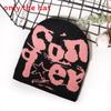 Style Street Alphabet Knit Hat With Thermal Acrylic Material For Fall Seasons