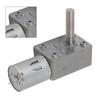 DC Gear Motor Micro High Torsion Speed Reduction Turbine Electric Self Locking Reversible Worm Gearbox 12V M8x33mm