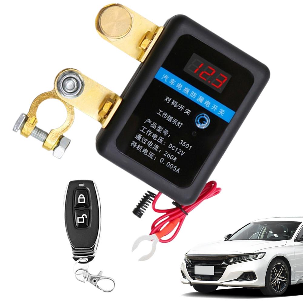 Car Battery Leak Protection 12V Auto Battery Cut Off Auto Battery Shut Off Intelligent Battery Relay Effectively Prevent Leakage