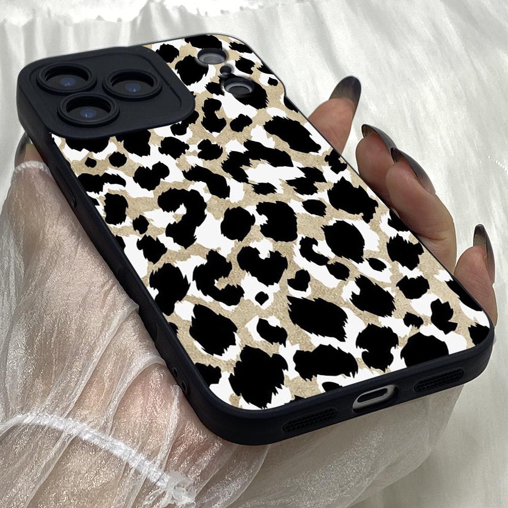 M324 Fashion Tiger Leopard Pattern Art Angel Eyes Soft Phone Cases for iPhone Samsung Galaxy Xiaomi Rdemi Huawei Honor Infinix Realme OPPO All Model