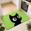 ANIME L-Little Kitty Big City Floor Mat Absorbent Floor Mat Non-Slip Entrance Rug for Bathrooms Restrooms and Toilets