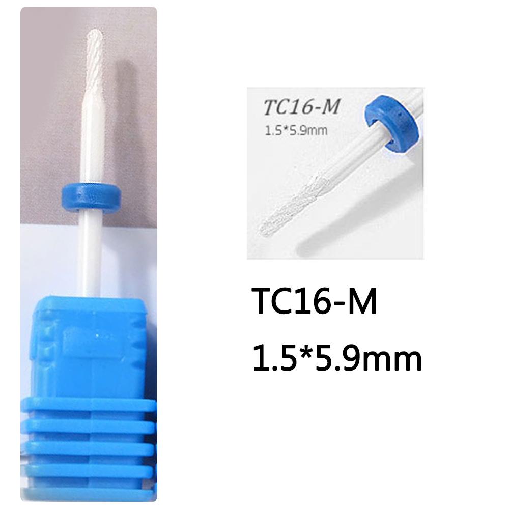 Broca de Uñas Cerámica Fresa Pedicura Removedor Esmalte en Gel Accesorios de Nail Art Preferenciales