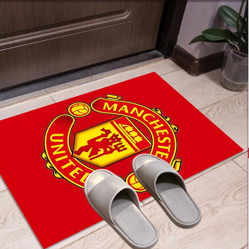 Tappeto con Fantasia Manchester United F.C., Tappetino da Interno/Esterno, per Picnic, Sala Giochi, Camera da Letto, Ufficio, Soggiorno, Tappeto Decorativo per la Casa, Regalo di Compleanno