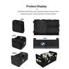 Universal Car Travel Foldable Storage Bag Organizer Box For BMW M F10 F20 F30 F40 F15 F25 F26 F31 F49 E62 E83 E84
