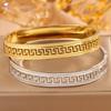 Popular , Chinese style Great Wall pattern hollow opening stainless steel , light luxury versatile girlfriend 