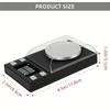High Precision 0.001G Jewelry Pocket Scale Digital Carat Diamond Milligram Weighing Balance For Ingredients And Gems