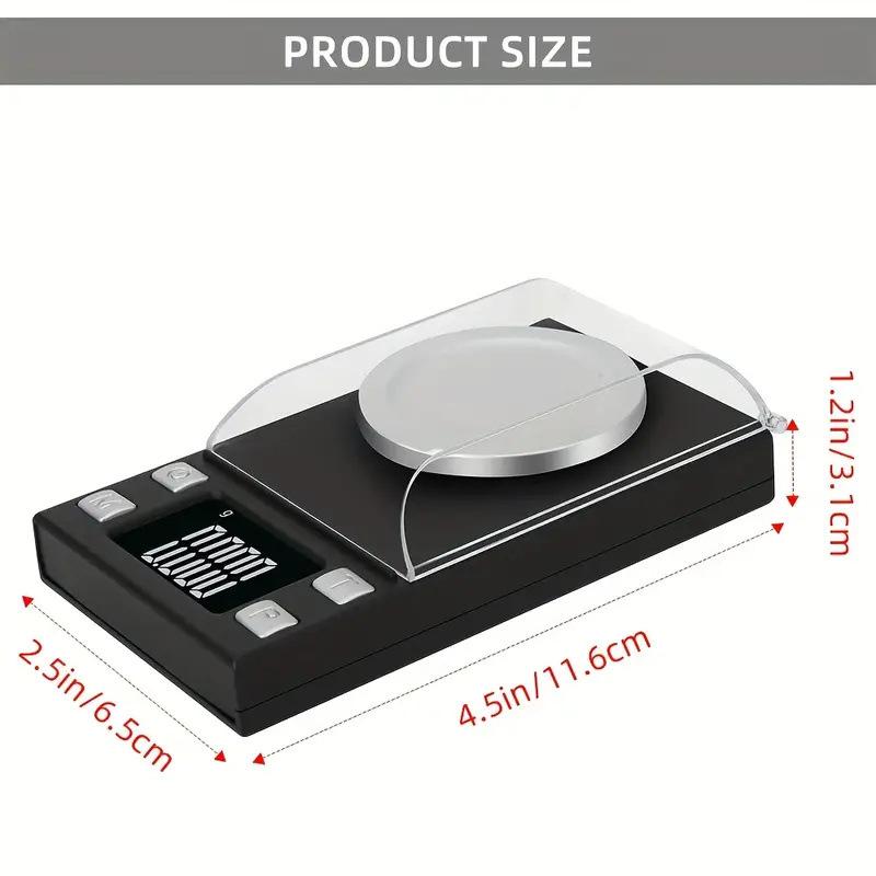 High Precision 0.001G Jewelry Pocket Scale Digital Carat Diamond Milligram Weighing Balance For Ingredients And Gems