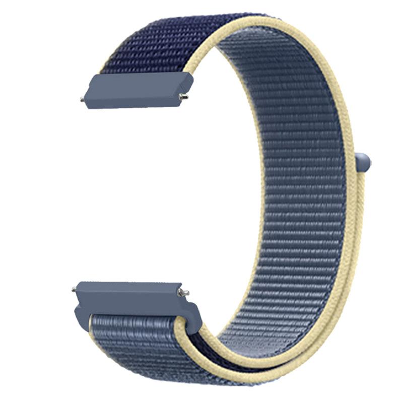 20mm 22mm Nylon Loop Band for Samsung Galaxy Watch 7/6/Classic/5/4/3/Gear S3 Wristband Huawei Watch 4/GT-2-3-Pro/Amazfit GTR/GTS